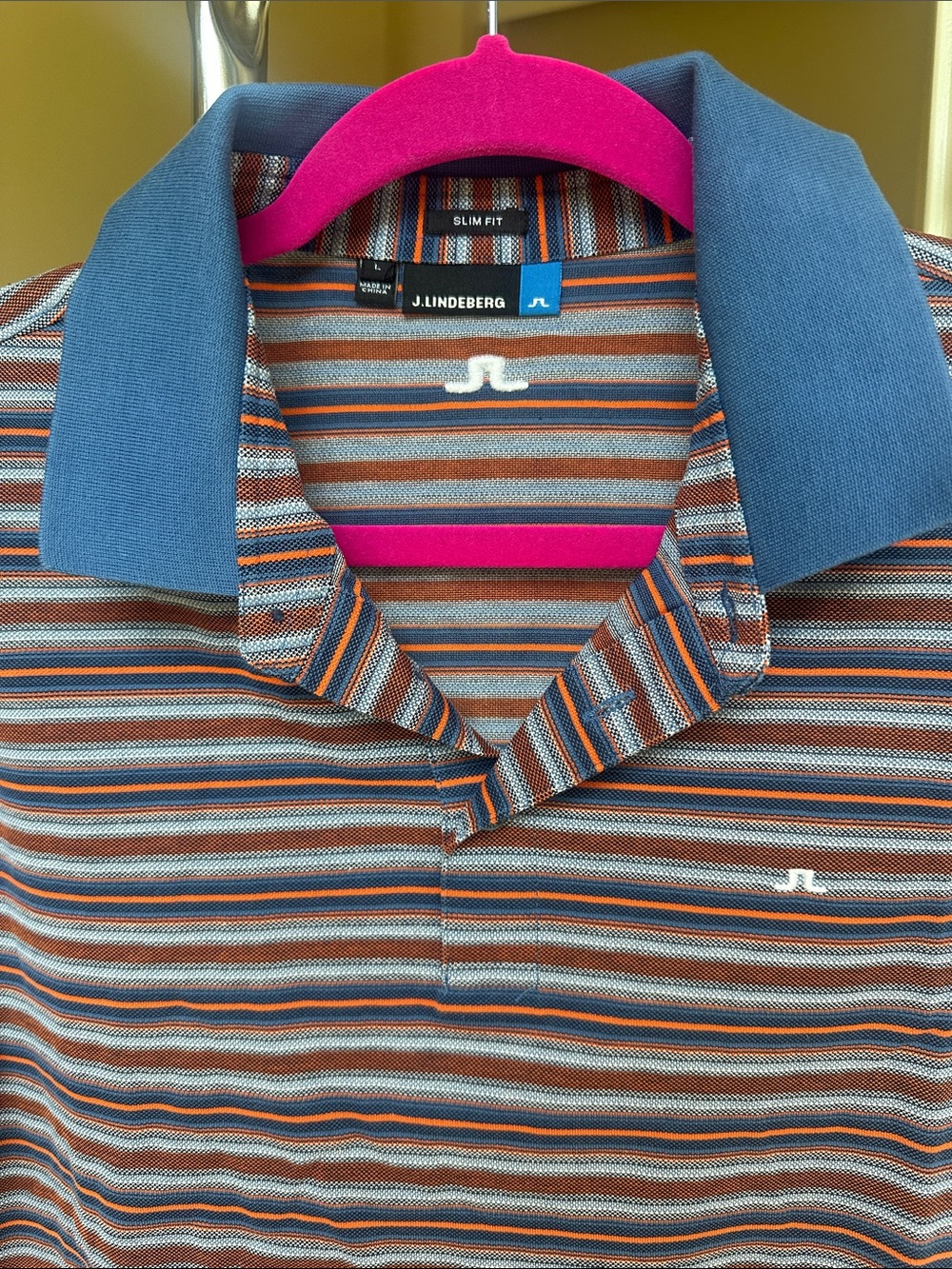 J Lindenberg Slim Fit Polo Size Large - Picture 3 of 7